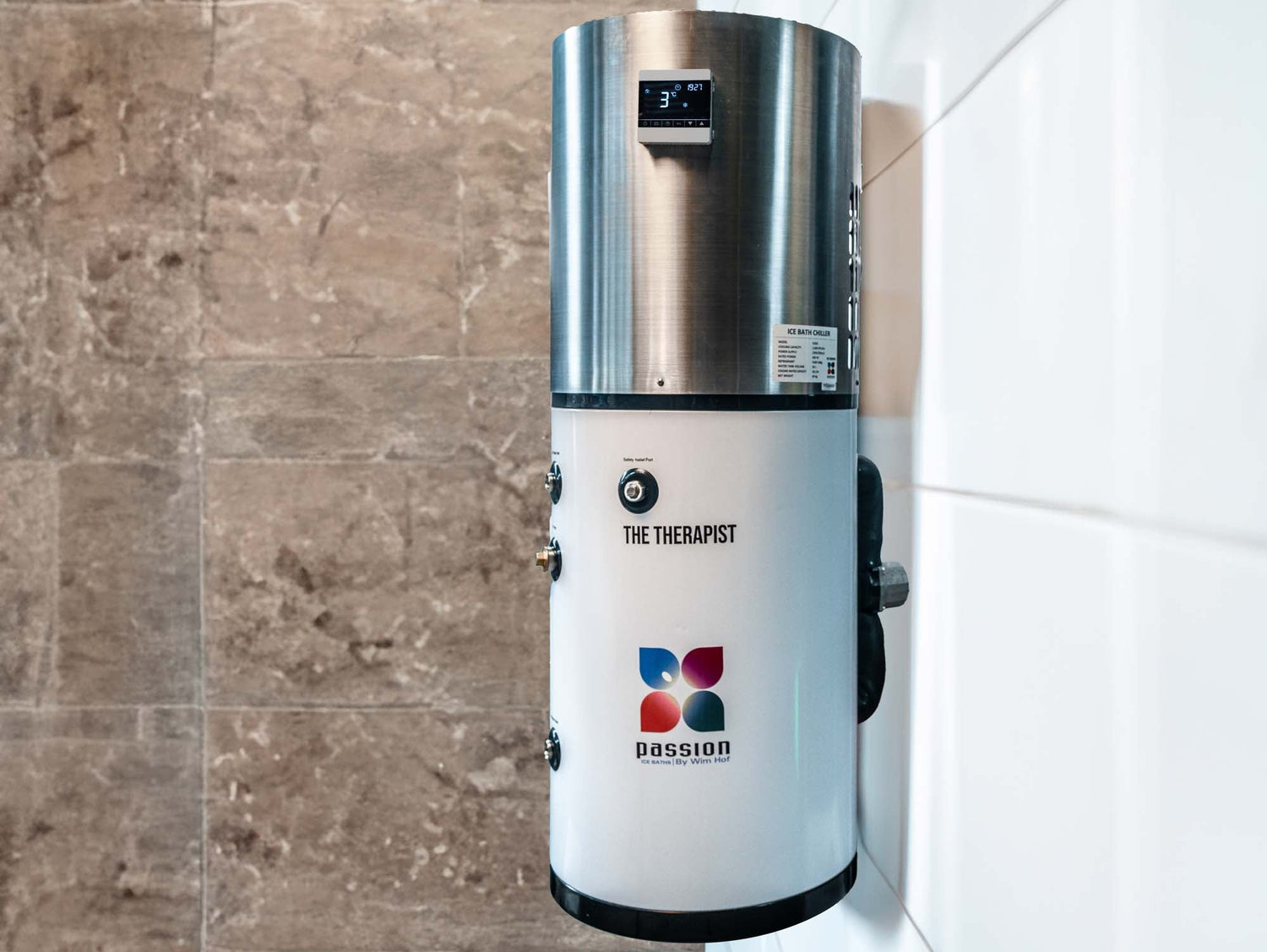 The Wim Hof Therapist ice cold shower