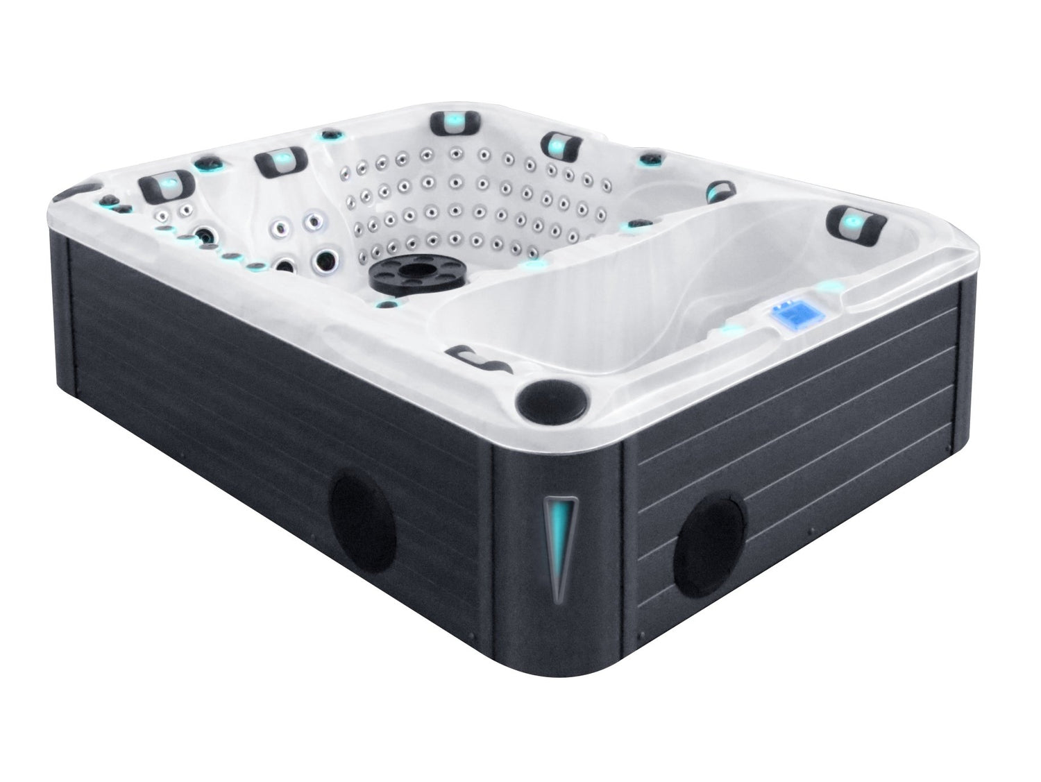 Luxury Elevate hot and cold therapy ice bath with 100 jets, LED lighting, and spacious design - Passion Ice Baths Collection