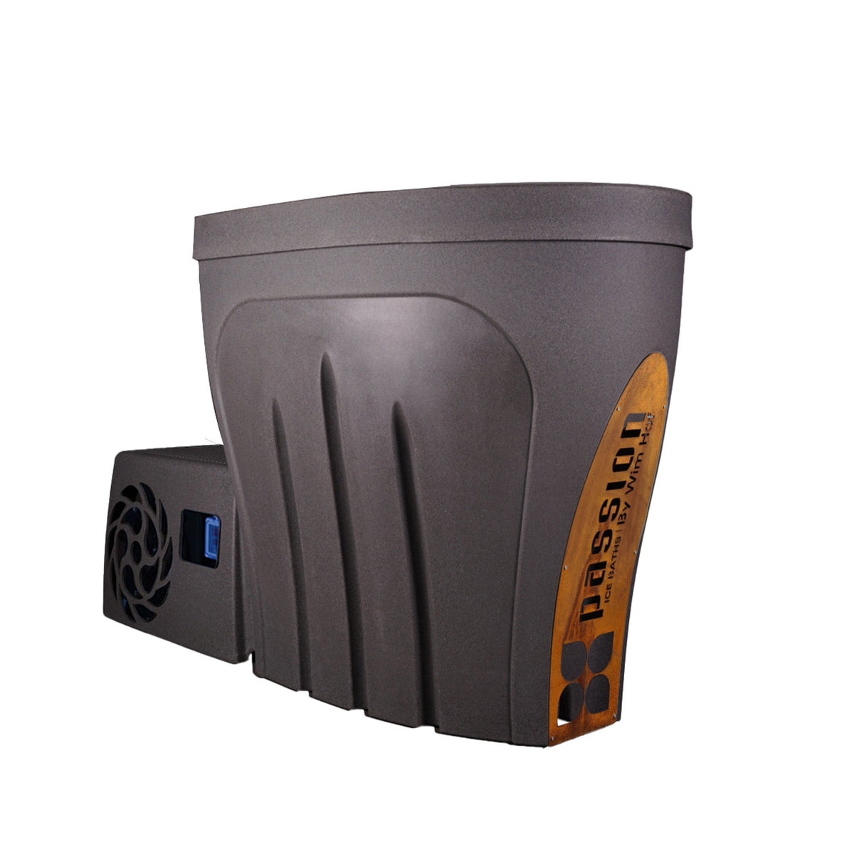 Revive Pro natural grey ice bath Granite Grey corten steel