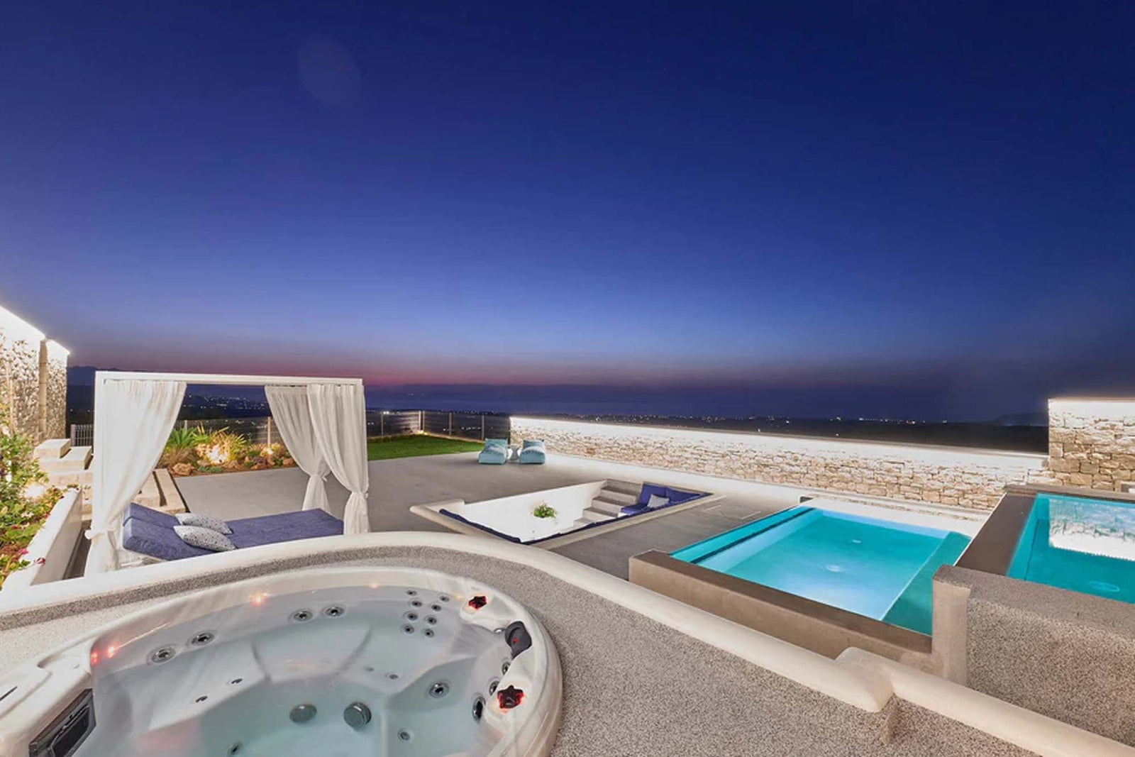 A Perfect Match: Recharge Spa on a Scenic Terrace in Skouloufia, Greece