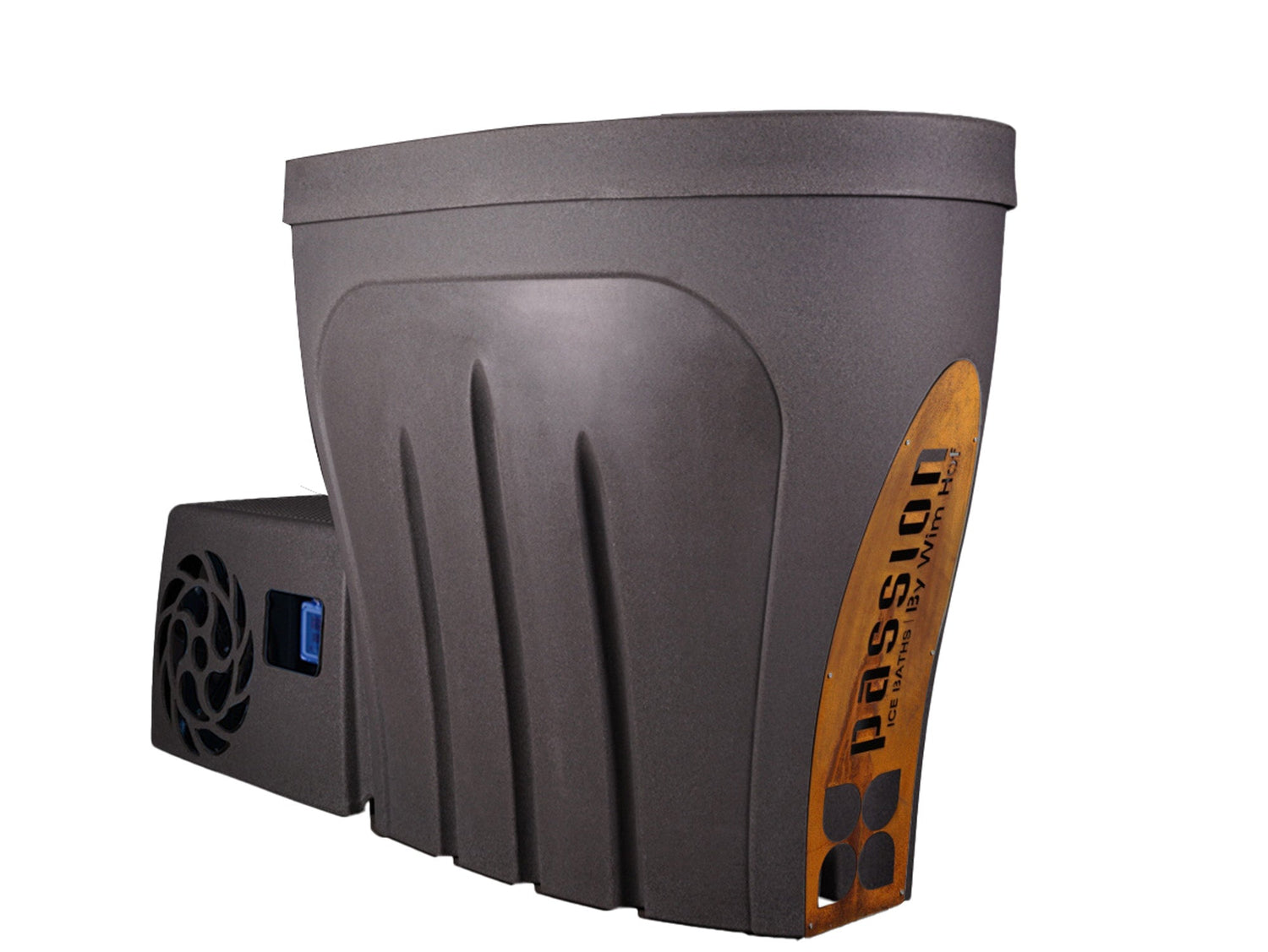 Revive Pro natural grey ice bath Granite Grey corten steel